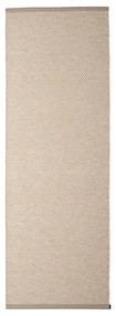 Krémszínű kültéri-beltéri futószőnyeg 70x200 cm Effi Mud – Pappelina