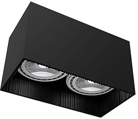 Nowodvorski Lighting Groove mennyezeti lámpa 2x75 W fekete 9316