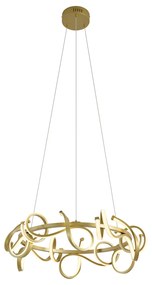 Design függőlámpa arany kerek 3 lépésben dimmelhető - Krisscross