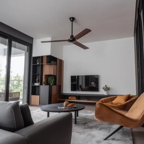 ZEVENTI - Tofino mennyezeti ventilátor barna színben