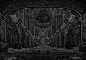 Fotótapéta templom belső fotótapéta 208 x 146