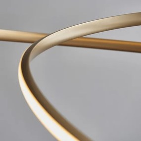 Endon 97639 - TWIRL LED dimmelhető kábelen függő csillár LED/88W/230V 3000K aranyszínű