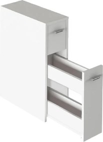 Fürdőszoba szekrény, fehér, NATALI TYP 7