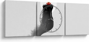 Kép - Meditáció a hegységen (órával) (90x30 cm)