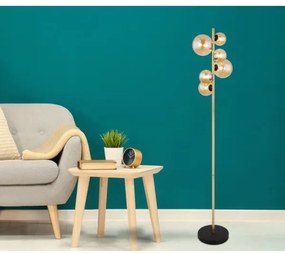 Globo 56135-6S - LED Állólámpa RIHA 6xG9/3W/230V sárgaréz