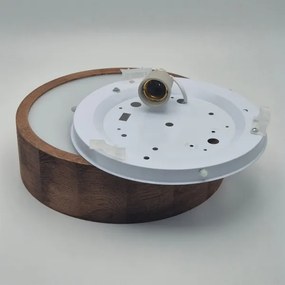 Brilagi - LED RGBW dimmelhető mennyezeti lámpa CARVALHO 1xE27/15W/230V Wi-Fi tölgy átm. 27,5 cm