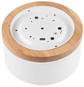 Brilagi - LED Mennyezeti lámpa BELLADONNA 1xE27/15W/230V átm. 30 cm fehér/tölgy