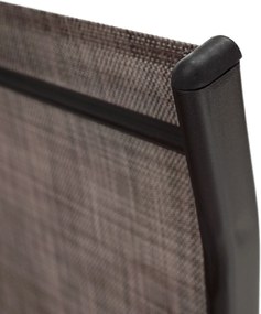 Rakásolható szék, barna melír/barna, ALDERA