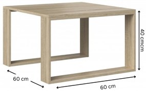 Chile III NEW Dohányzóasztal Sonoma N