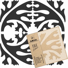 Festősablon Csempe Csempék Többször felhasználható 10x10cm Geometriai minta Tomar