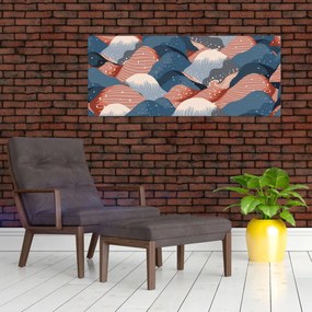 Kép - Japán hullámok (120x50 cm)