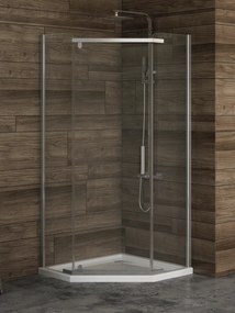 New Trendy New Komfort zuhanykabin fényes/átlátszó üveg K-0809