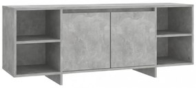 betonszürke szerelt fa TV-szekrény 130x35x50 cm