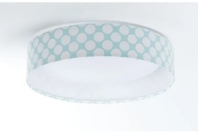 LED mennyezeti lámpa GALAXY KIDS LED/24W/230V zöld-fehér pöttyös