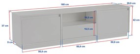 Vanguard Atlantic Pine TV asztal