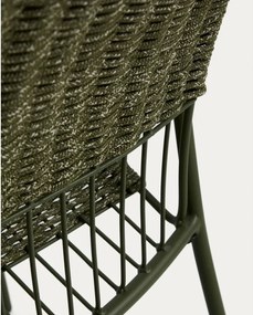 Sötétzöld kerti szék Atrani – Kave Home