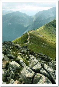 Poszterek keretben 40x60 Tátra csúcs