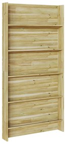 Kert Növényállvány 5-Tier 90x15x180 cm Impregnált Fa Fenyő