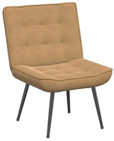 barna bársony pihenőfotel lábtartóval