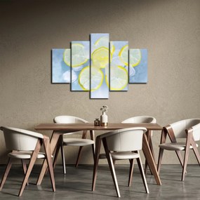 Citrom a jégben képe (150x105 cm)