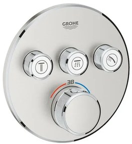 Zuhany csaptelep Grohe Smart Control termosztatikus csapteleppel supersteel 29121DC0