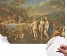 Dekoratív öntapadós fotótapéta irodába Antik lakoma 152x104 cm