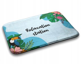 Trendi fürdőszobaszőnyeg Trópusi madarak 75x45 cm