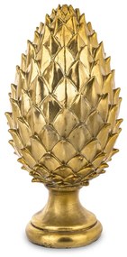 Antique design arany toboz műanyag asztali dekorációs szobor 39x17x17cm