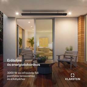 Blumfeldt Cosmic Beam Smart 30, infravörös hősugárzó, 3000 W, vezérlés applikáción keresztül, fekete