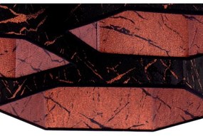 Duolla - Felületre szerelhető csillár ROLLER TRIO HEX 3xE27/15W/230V fekete/réz