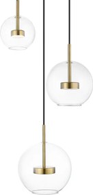 Zuma Line ENCELADUS P0428-03L-L4AC Plafonlámpa 3x5W/LED 3000K 1500lm IP20