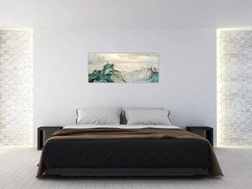 Kép - 3D tengeri absztrakció (120x50 cm)