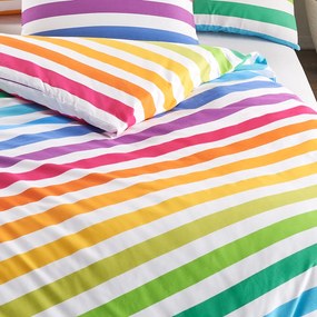 4Home Rainbow pamut ágyneműhuzat, 140 x 200 cm, 70 x 90 cm