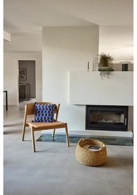 Világosbarna fotel Oblique – Hübsch