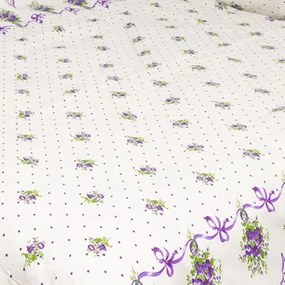 KREPP pamut ágynemű Homa EMILY VIOLET 140x200 cm