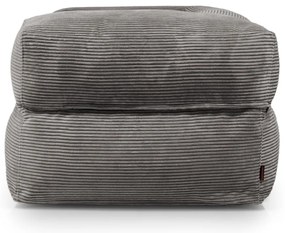 Krémszínű kordbársony babzsákfotel MooG – SLOWDOWN