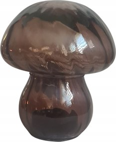 Gomba Lámpa Üveg Dekoráció Őszi Üveg Gomba Led Fénnyel 2XAAA