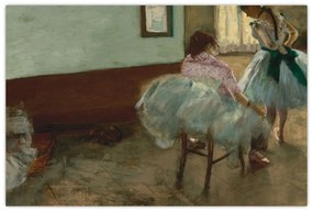 Kép - Edgar Degas, The Dance Lesson, reprodukciók (90x60 cm)