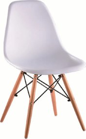 Modern szék DIDIER bükk + fehér 4 db N