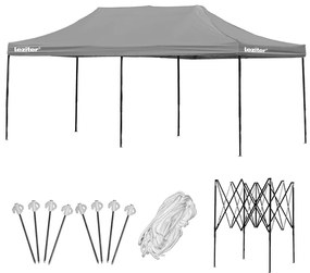 Összecsukható kerti pavilon 3x6 m