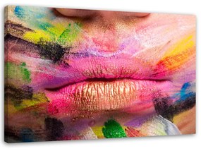 Gario Vászonkép Színes ajkak Méret: 60 x 40 cm