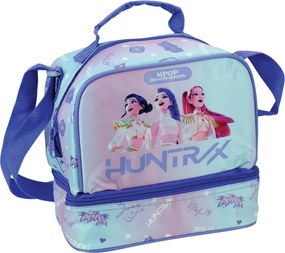 K-pop Démonvadászok Purple thermo uzsonnás táska 21 cm