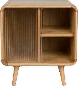 Tömörfa tárolóasztal 40x50 cm Rise – Zuiver