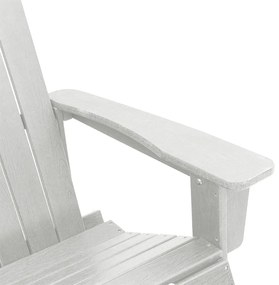 Adirondack hintaszék Fehér 73.5x92x90 cm HDPE
