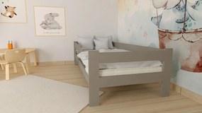 Ala fenyő gyerekágy szürke 90x200 + ajándék ágyrács