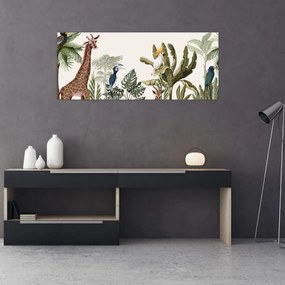 Kép - Afrika lakói (120x50 cm)