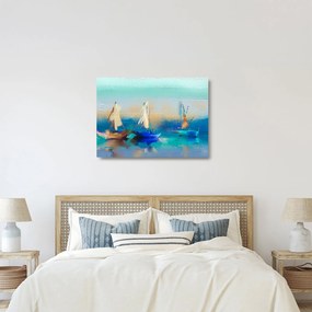 Üveg kép - Tájképfestészet, festészet (70x50 cm)
