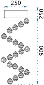 Szerszámlámpa - Mennyezeti lámpa APP779-3C, króm, OSW-05031