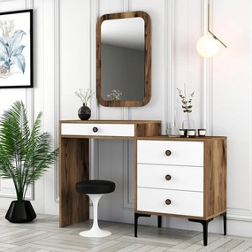 Lizbon 544 - Walnut, White