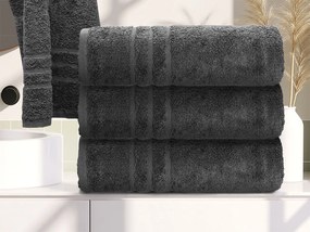 Classic fürdőlepedő 70 x 140 cm sötétszürke, 100% pamut